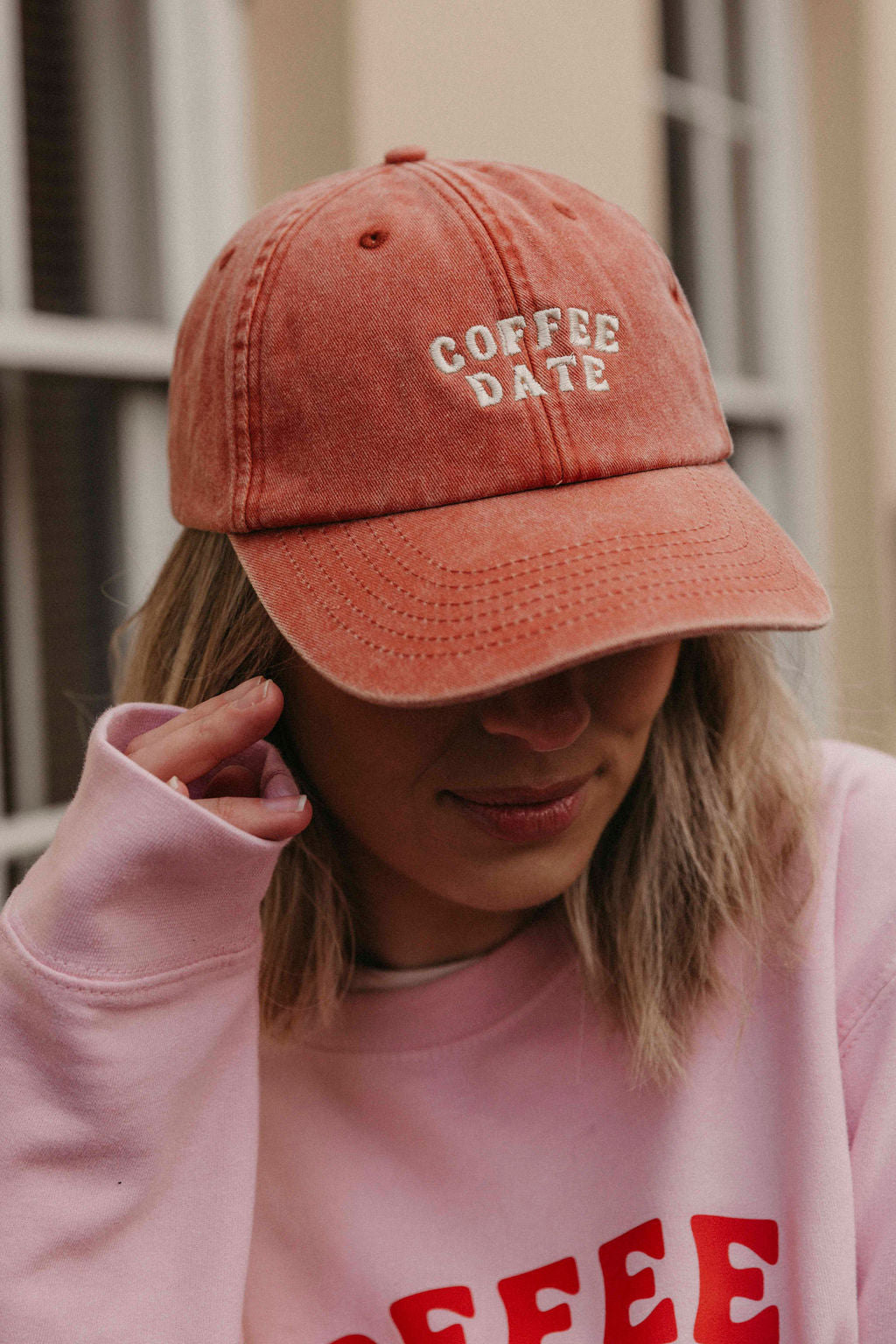 Embroidered Coffee Date Cap