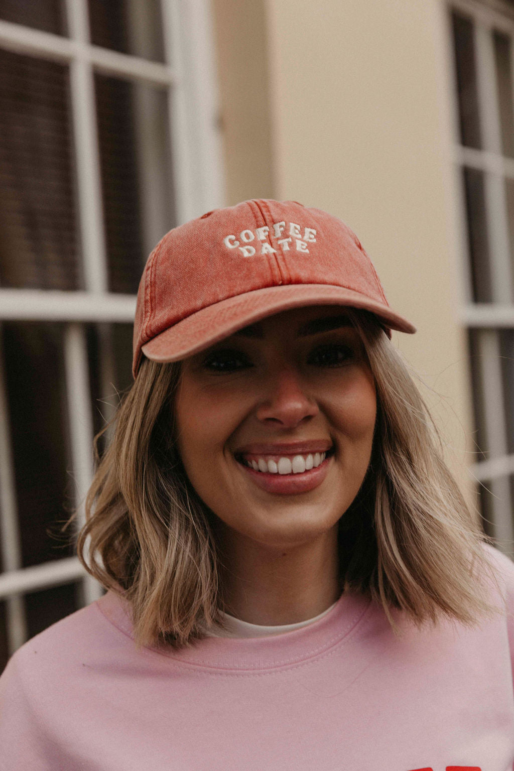 Embroidered Coffee Date Cap