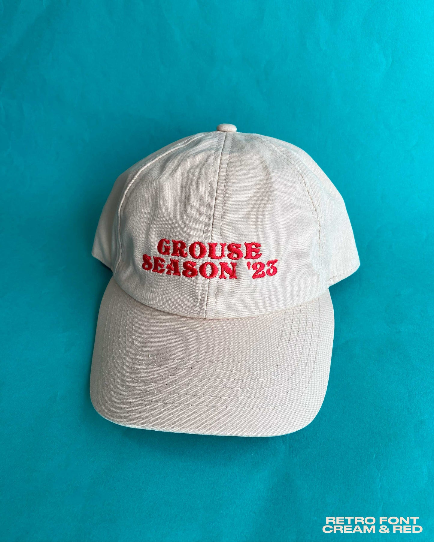 Embroidered Unisex Personalised Slogan Cap