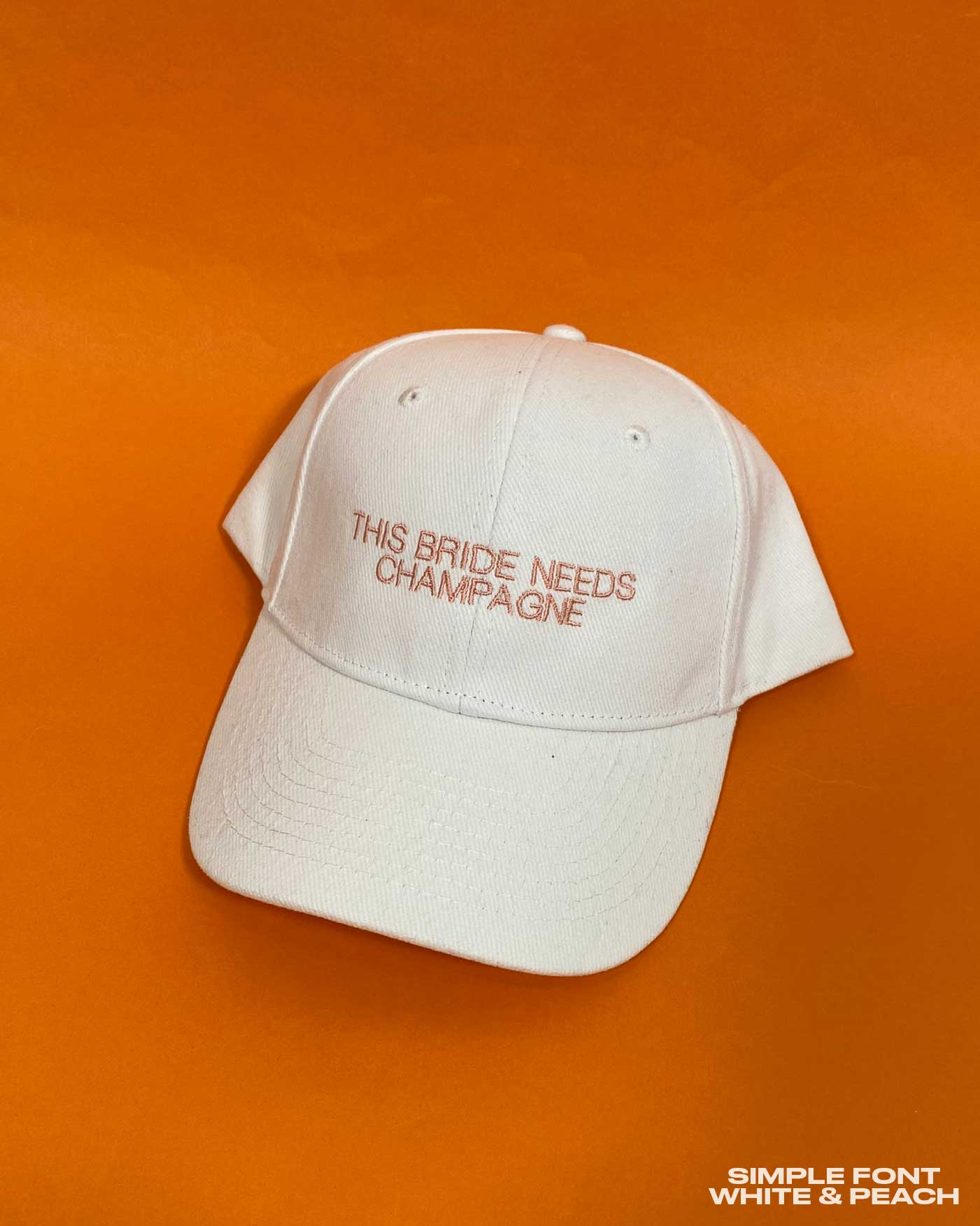 Embroidered Unisex Personalised Slogan Cap