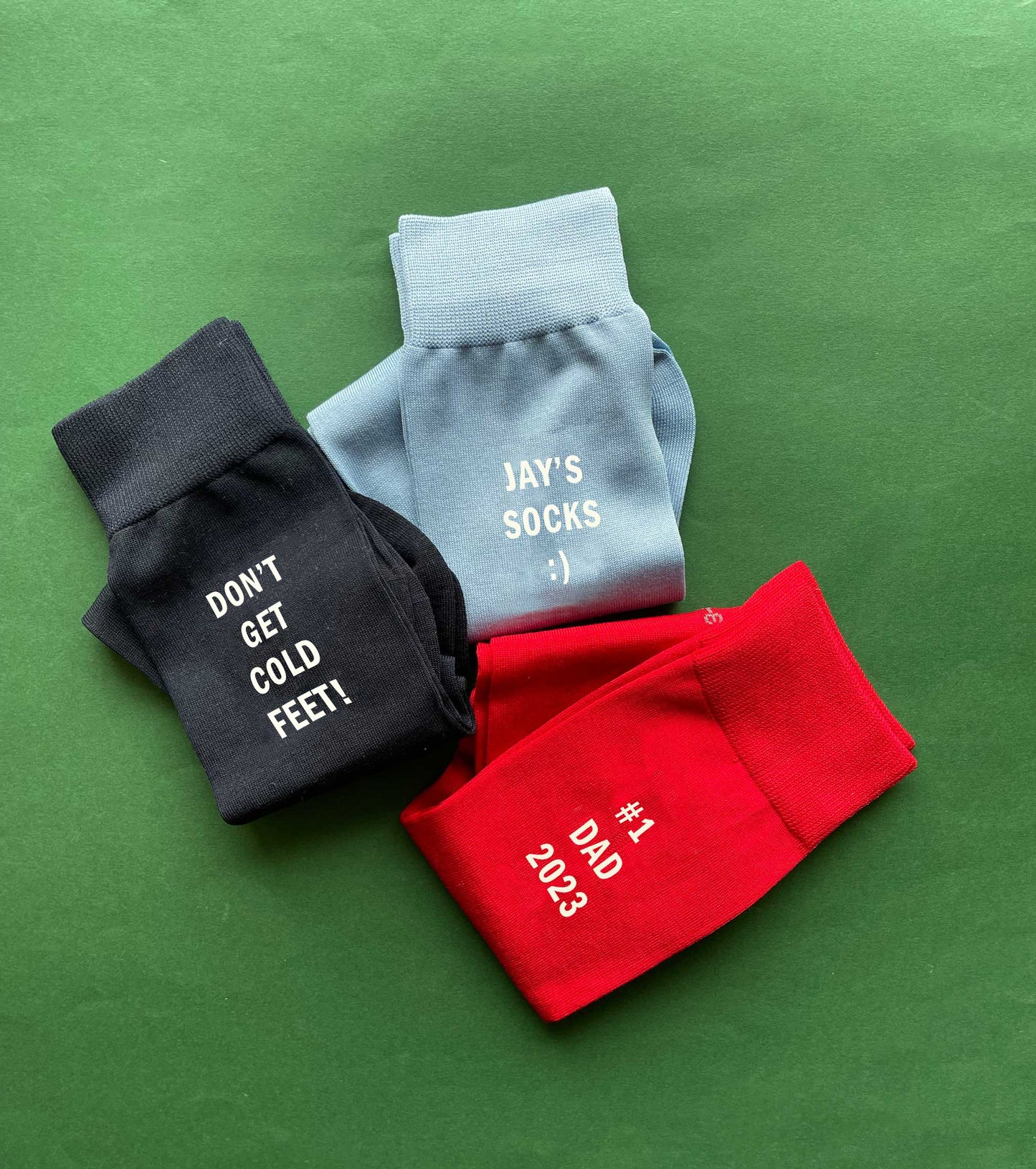 Personalised Custom Slogan Socks with Gift Box