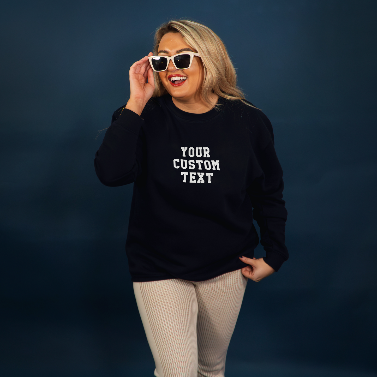 Personalised Christmas Slogan Sweatshirt