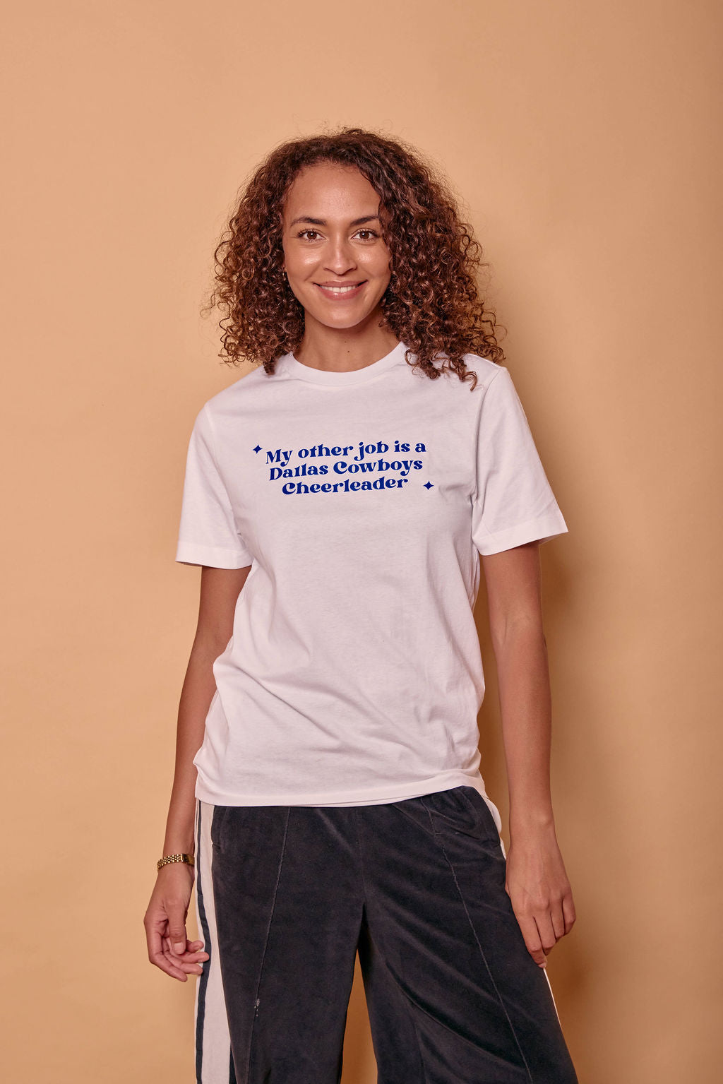 My Other Job Is A Dallas Cowboys Cheerleader Slogan T-Shirt
