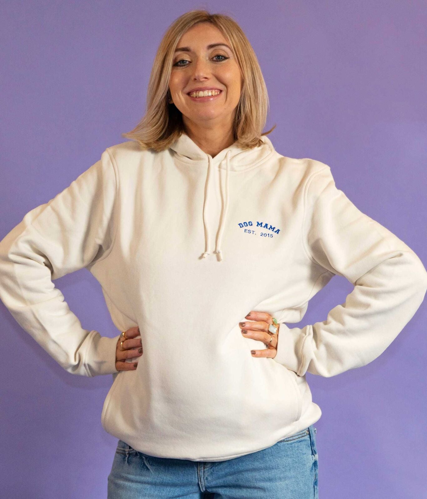 Dog Mama EST personalised Year Hoodie