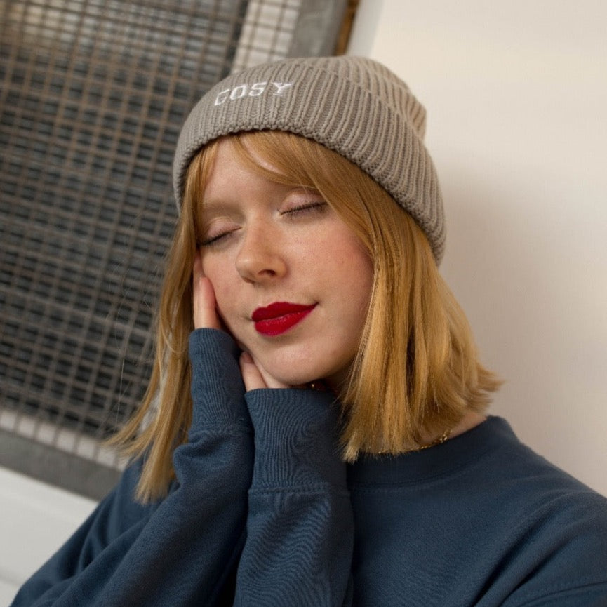 Embroidered Personalised Word or Name Beanie Hat