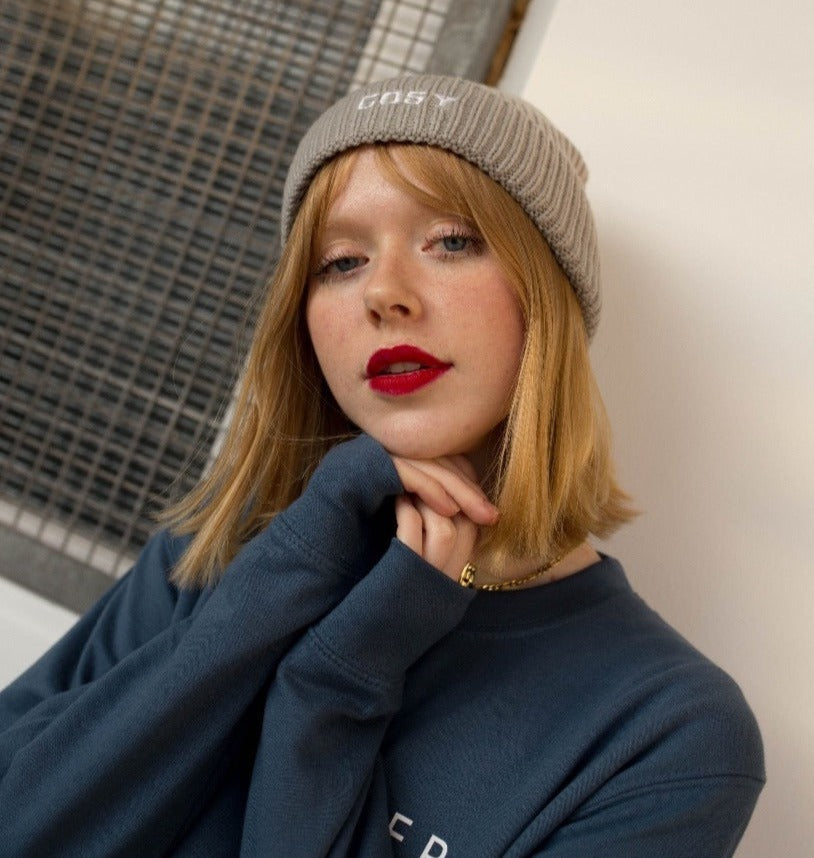 Embroidered Personalised Word or Name Beanie Hat