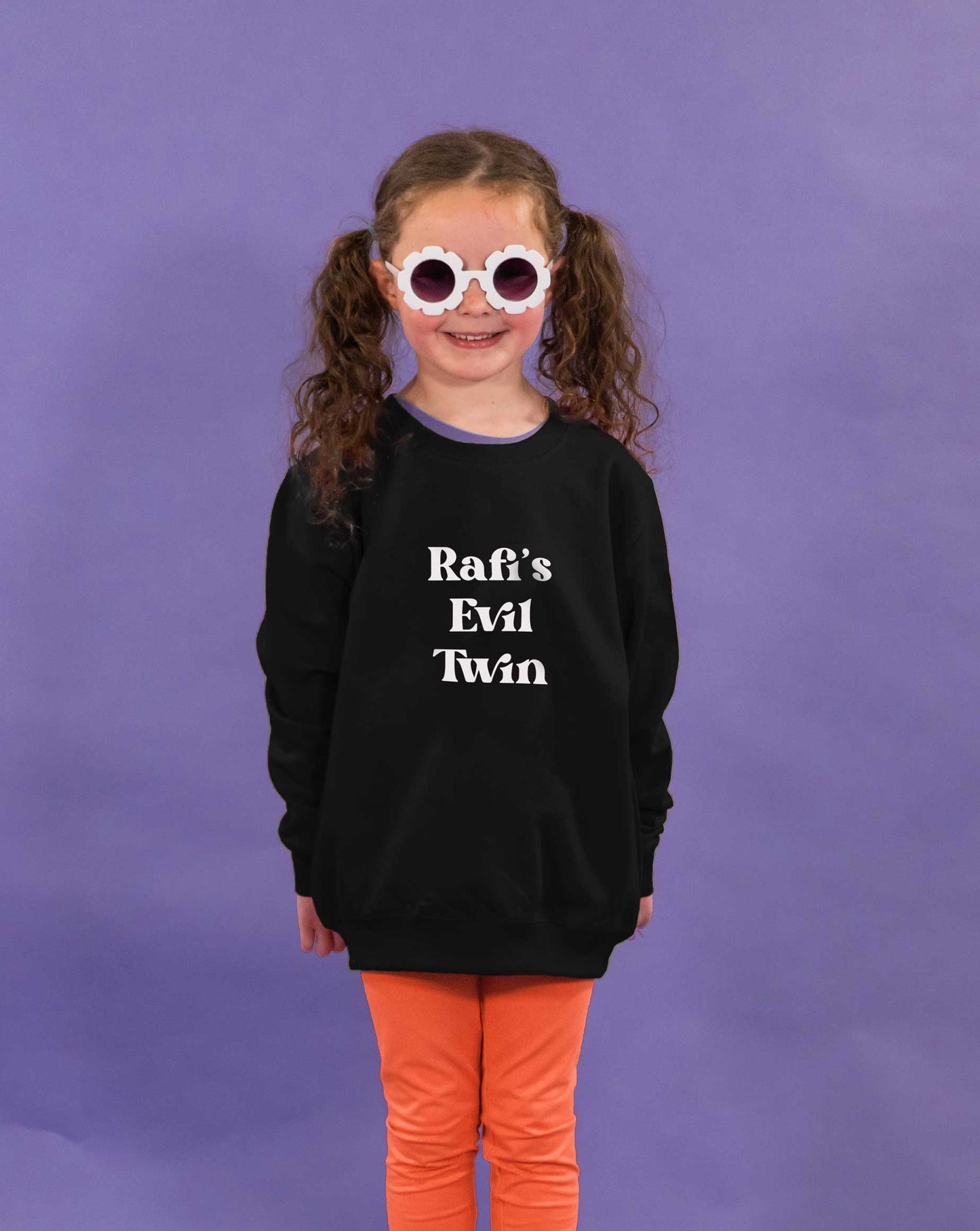 Personalised Children's 'Evil Twin' Sweatshirt