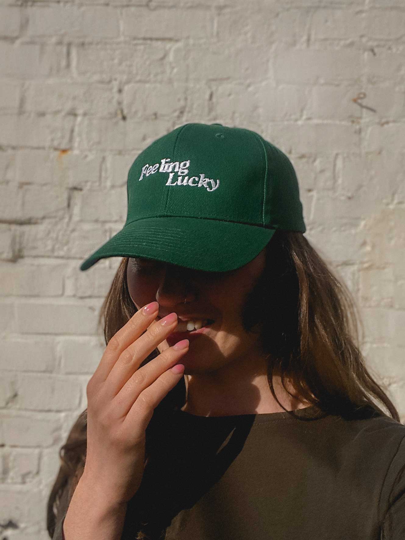 Feeling Lucky Slogan Cap