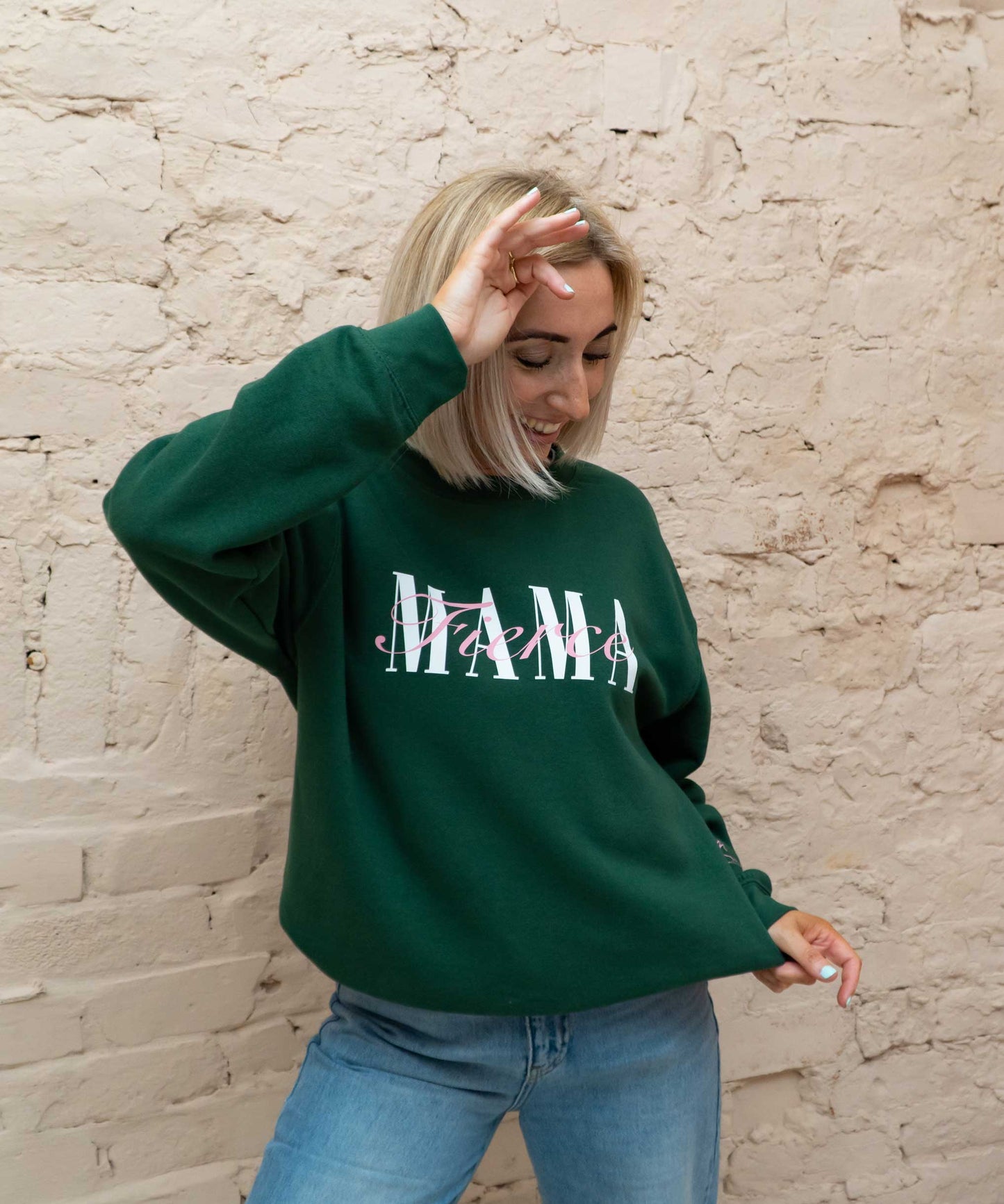 Fierce Mama Flower Sweatshirt