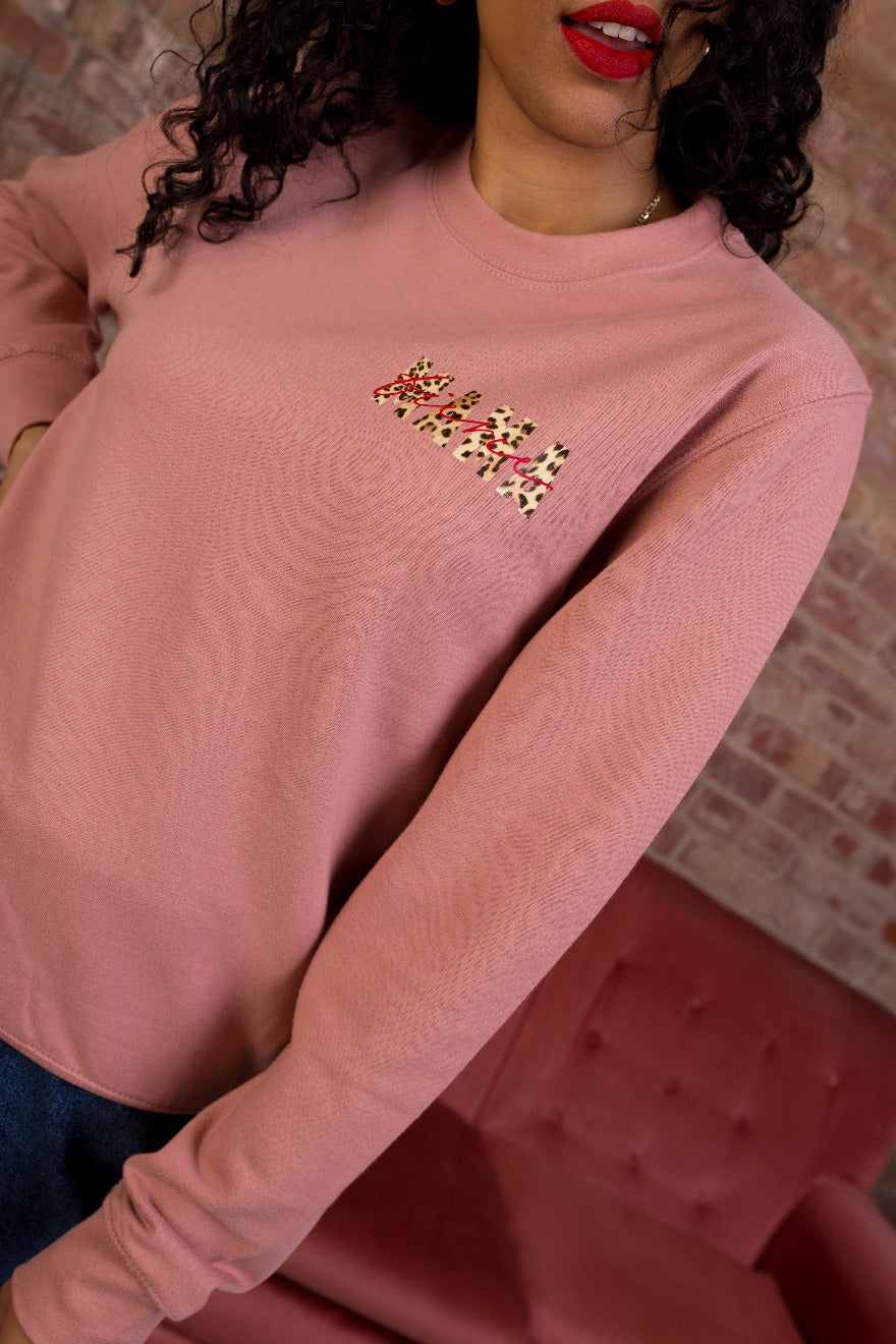 Personalised Mama Breast Pocket Sweatshirt
