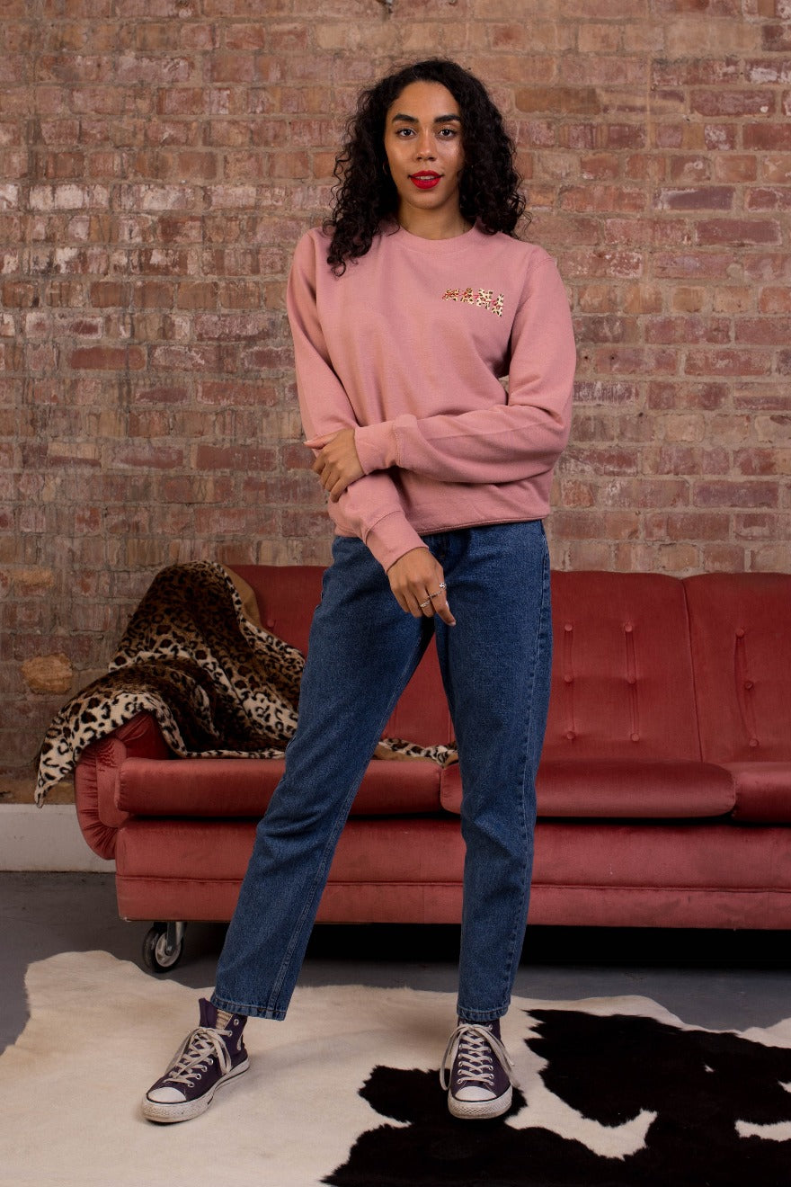 Personalised Mama Breast Pocket Sweatshirt