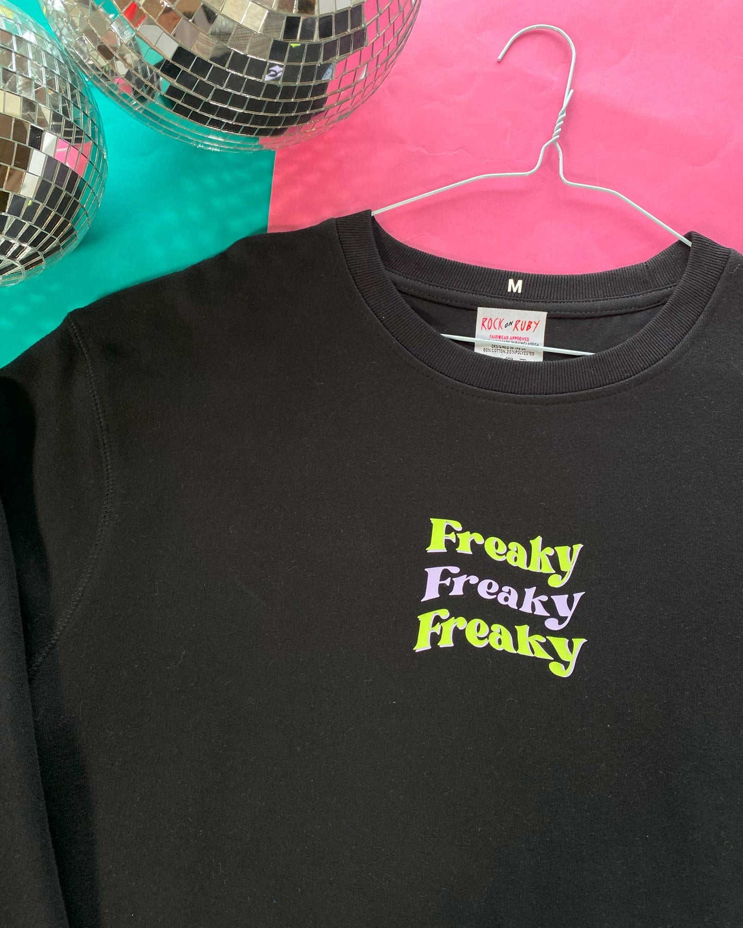 M Freaky Halloween Slogan Sweatshirt SALE