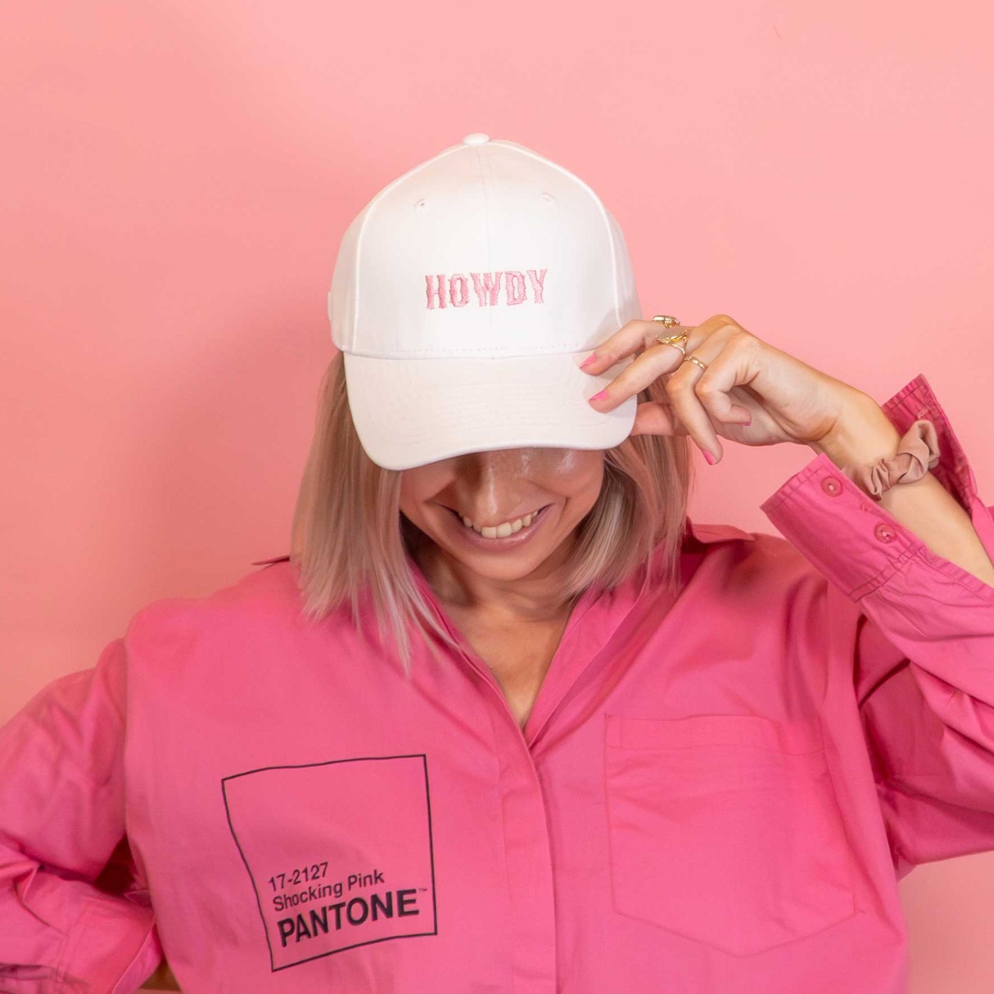 Howdy Embroidered Slogan Cap