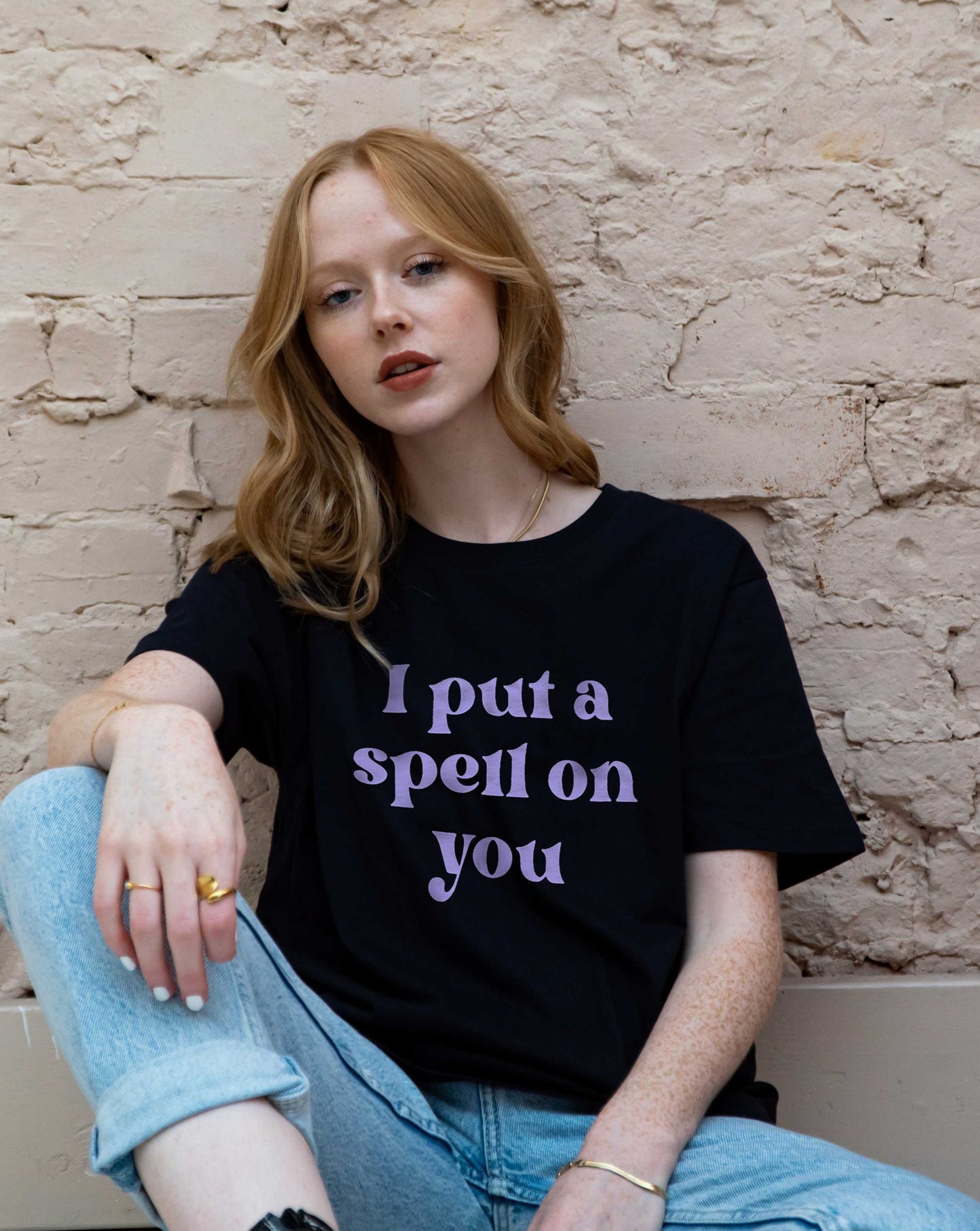 I Put A Spell On You Slogan T shirt