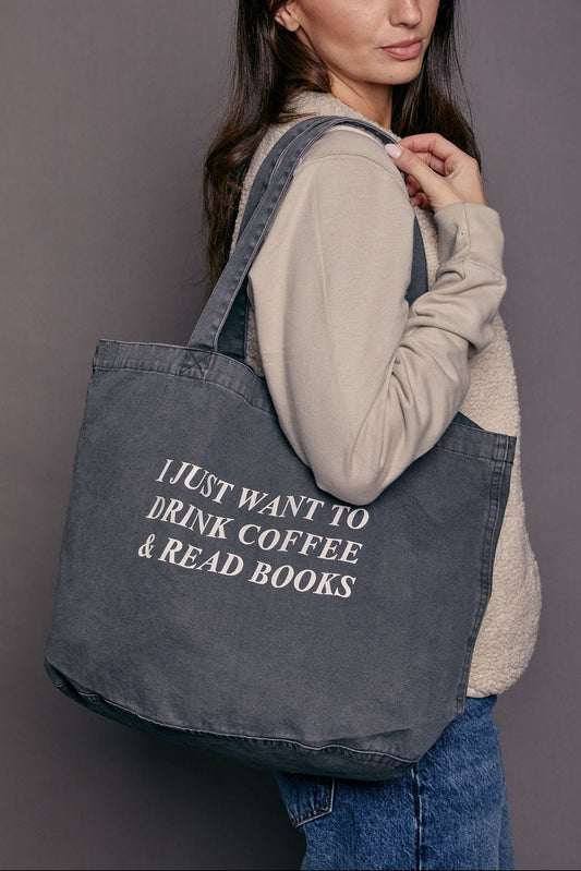 Personalised I Just Want to... Tote Bag