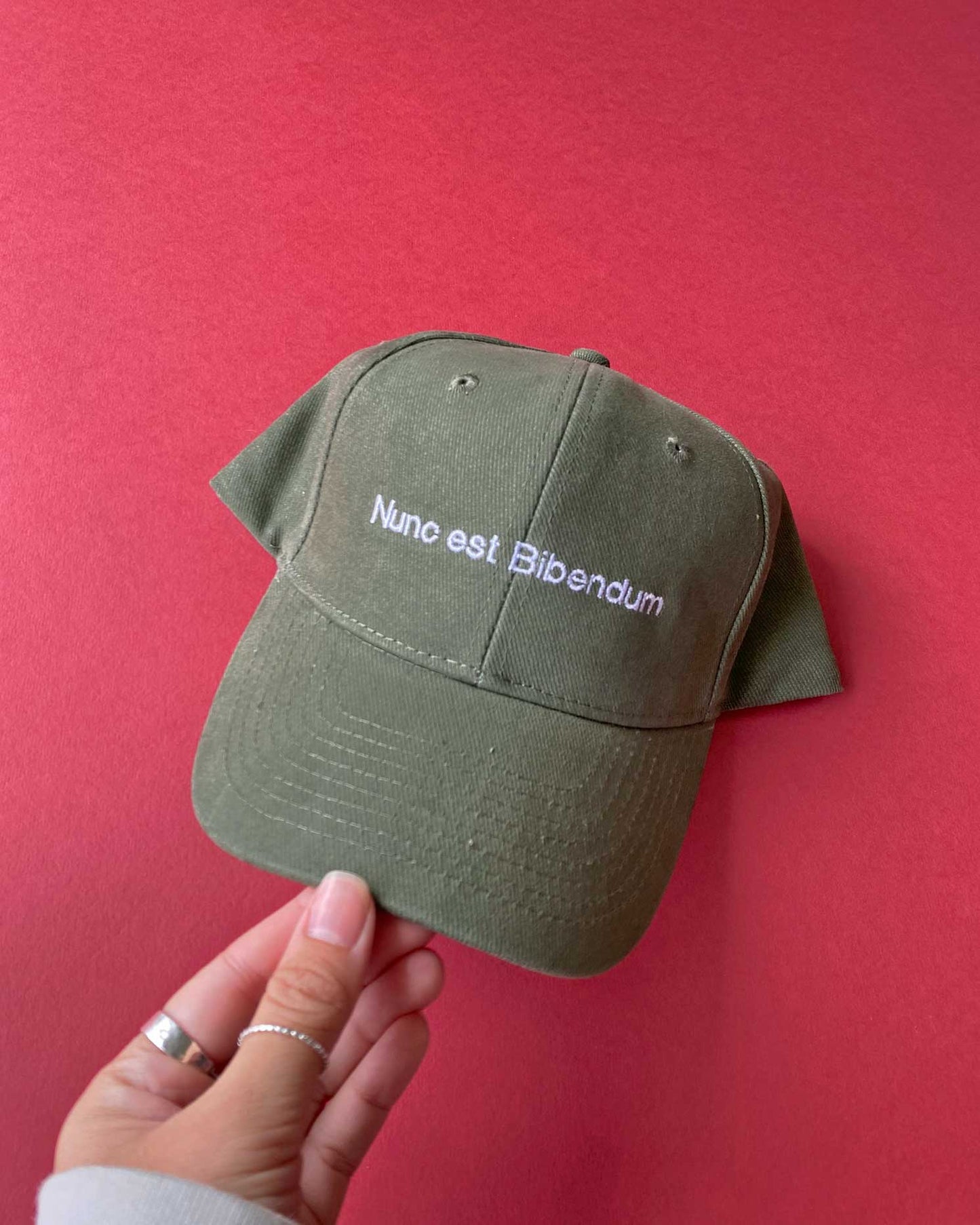 Embroidered Unisex Personalised Slogan Cap