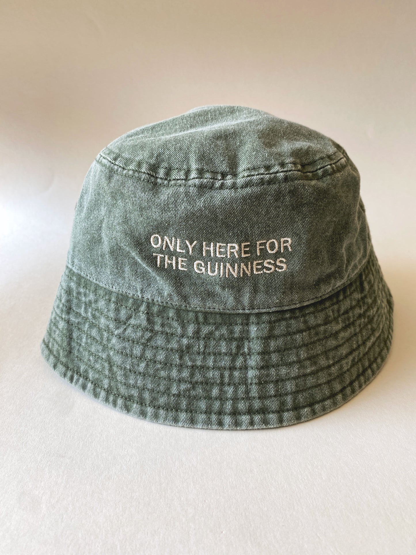Personalised Slogan Vintage Bucket Hat