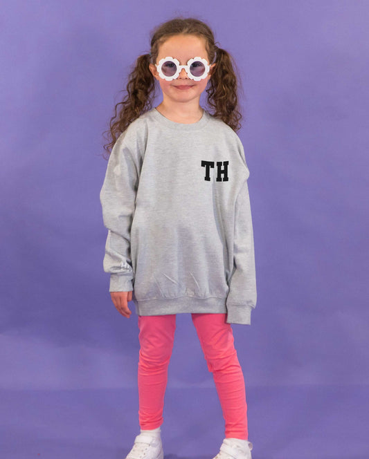 Children's Personalised College Initial Sweatshirt