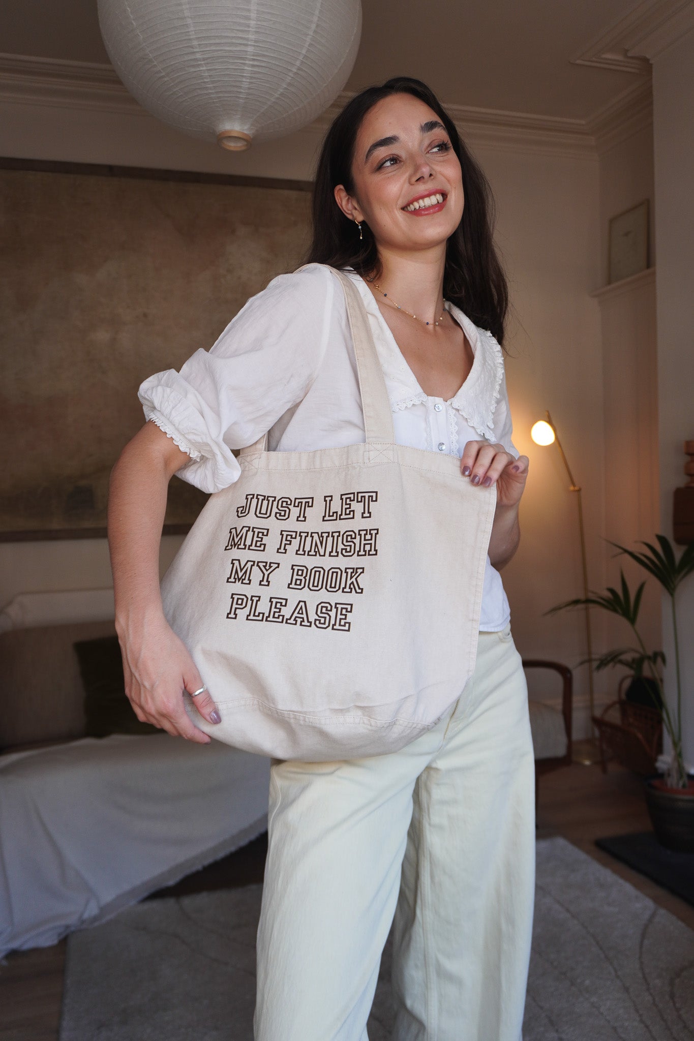 Let Me Finish My Book Tote Bag