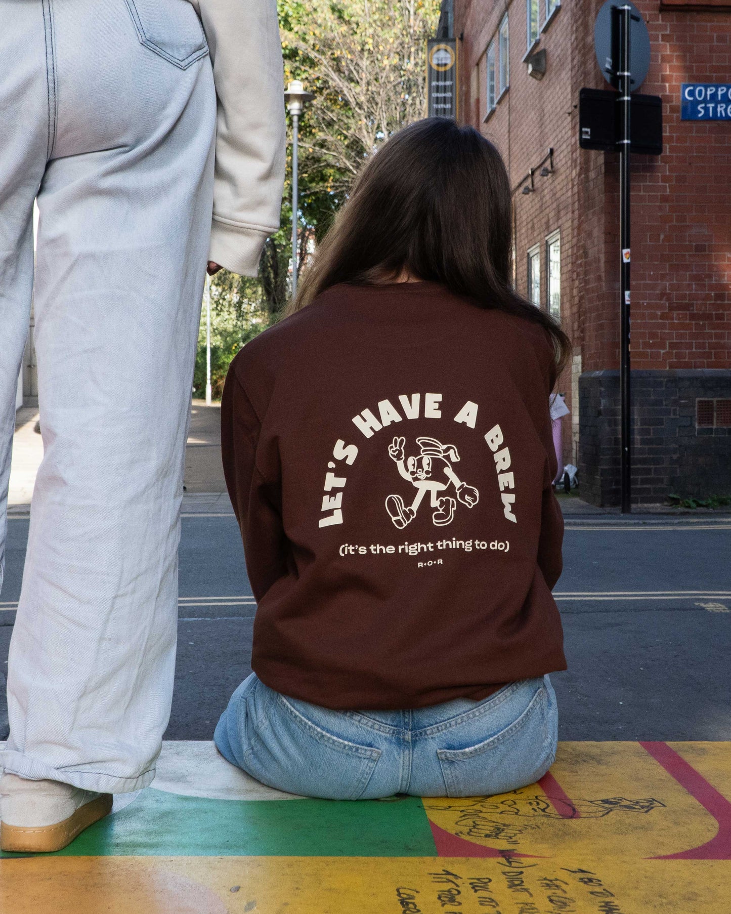 Let's Have A Brew Slogan Sweatshirt