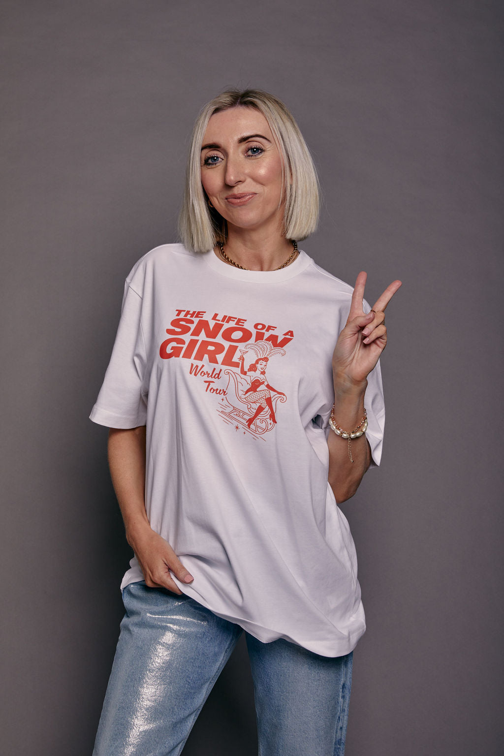 The Life of a Snow Girl Slogan Christmas T-Shirt