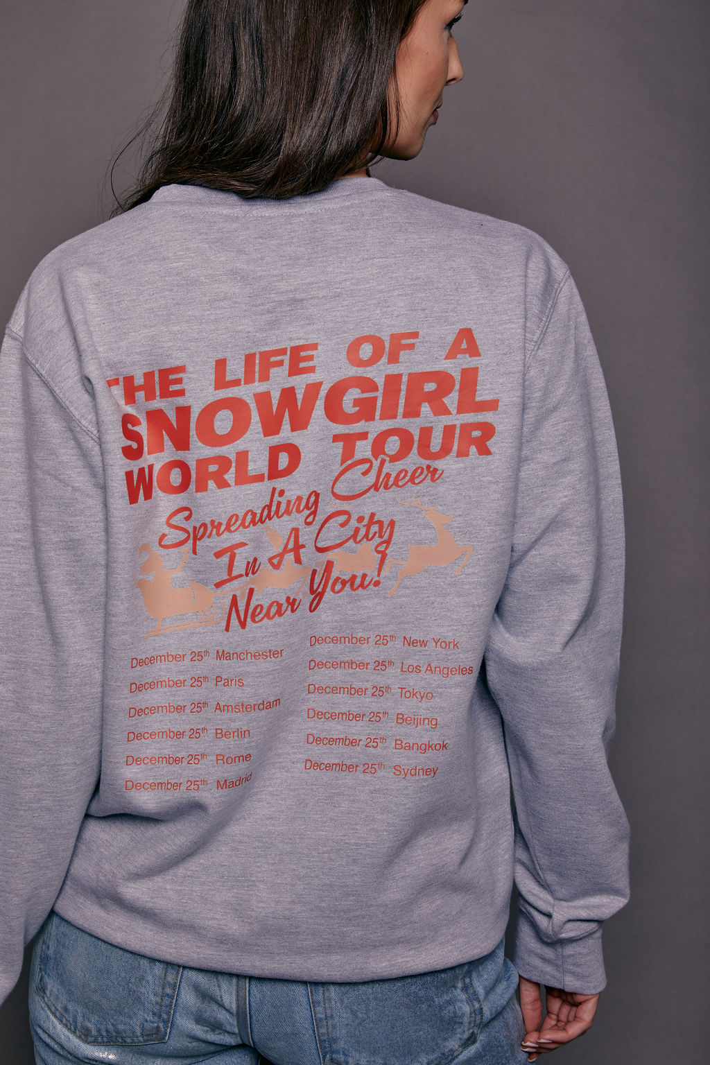 The Life of a Snow Girl Christmas Sweatshirt