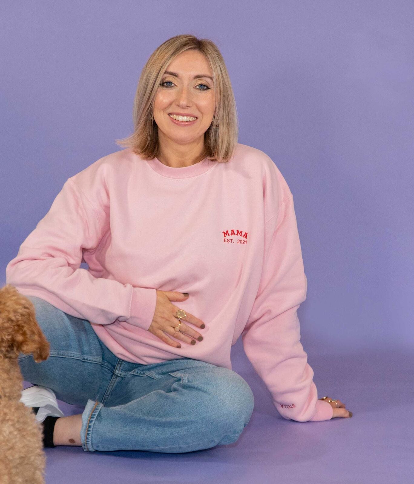 Personalised Mama And Mini Est. Year Sweatshirt Set