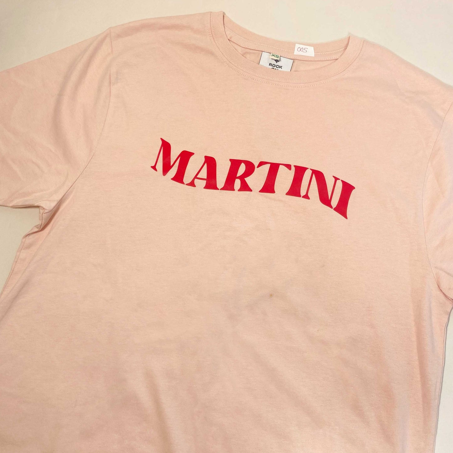 XS Peach Martini T-Shirt SALE