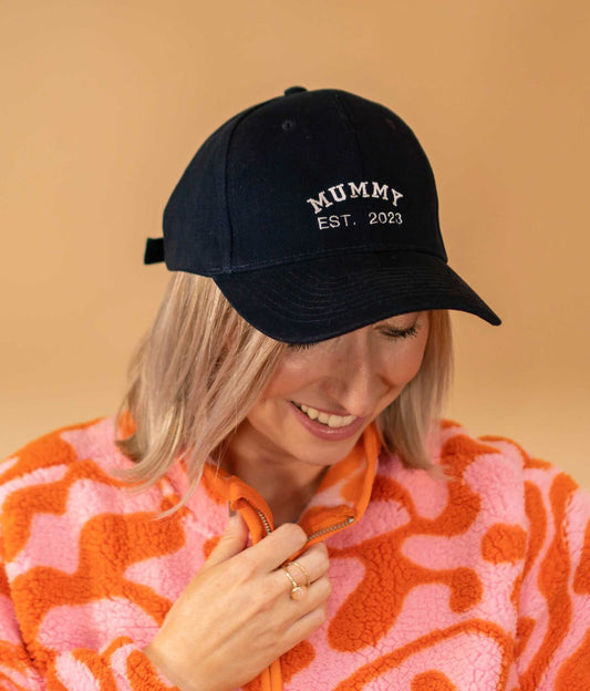 Personalised Mama EST Year Cap