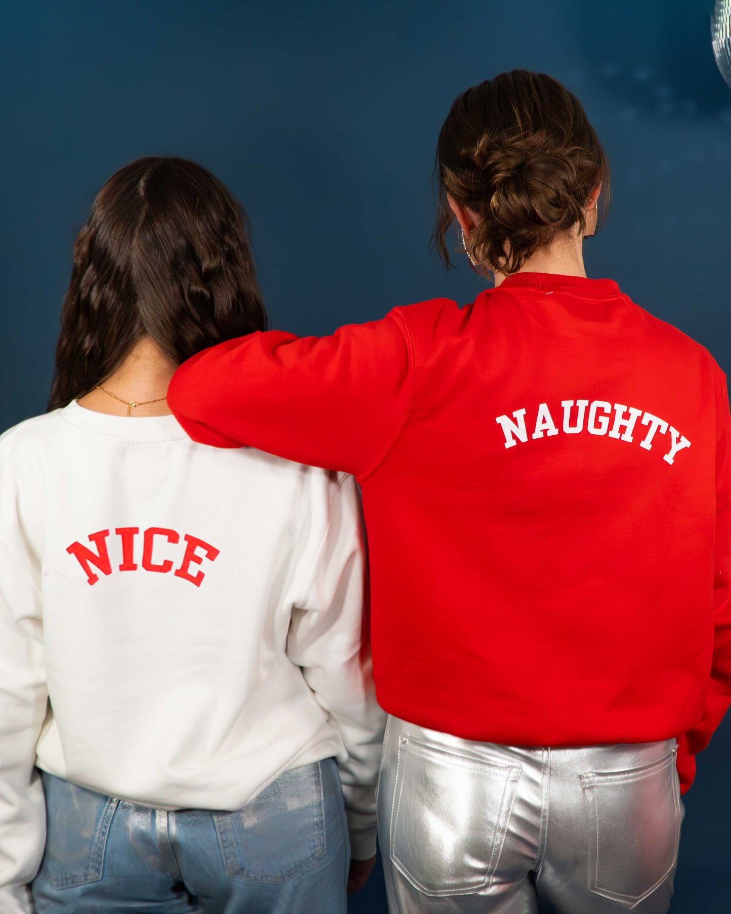 Naughty and Nice Christmas Jumper Set