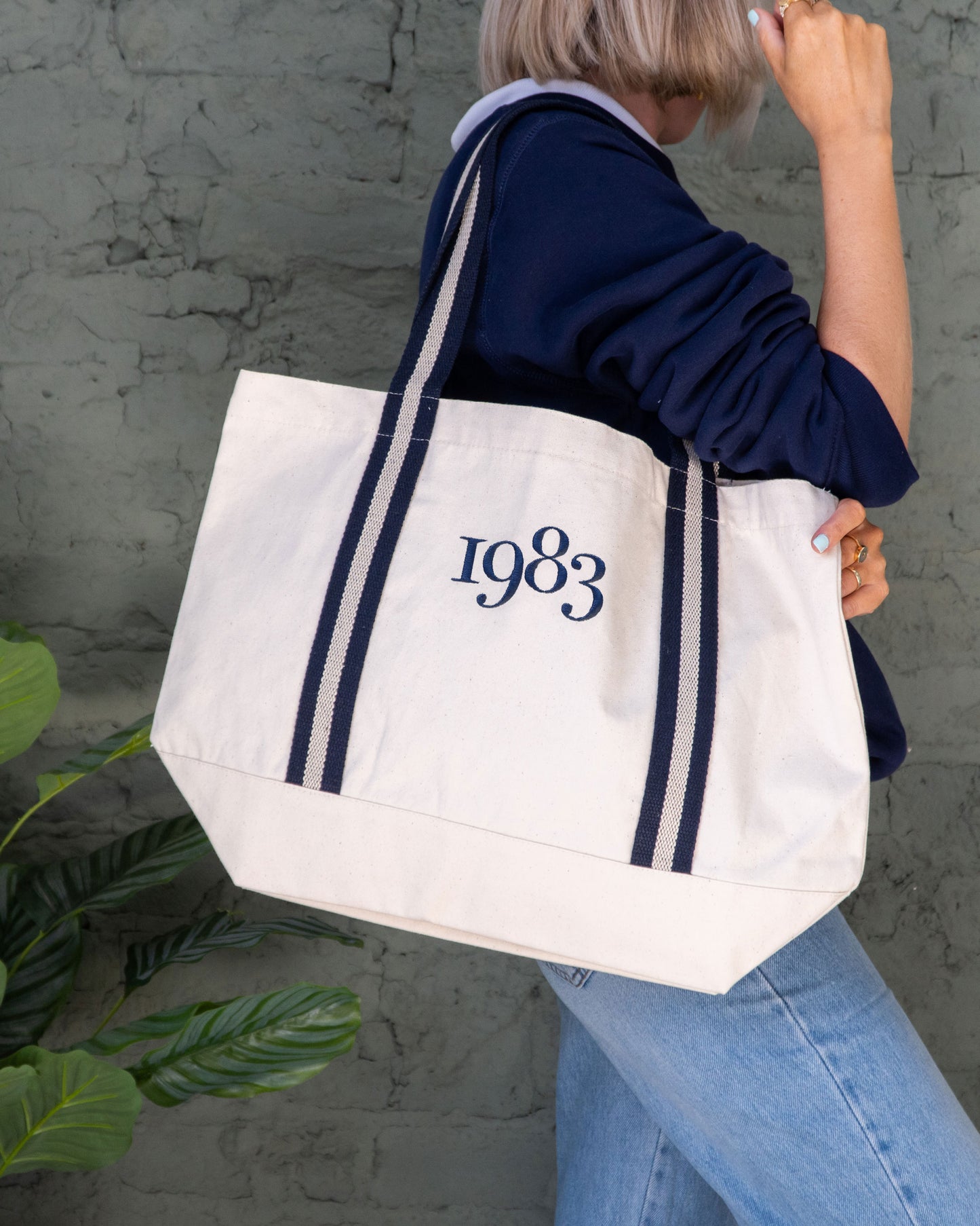 Embroidered Year Boat Bag