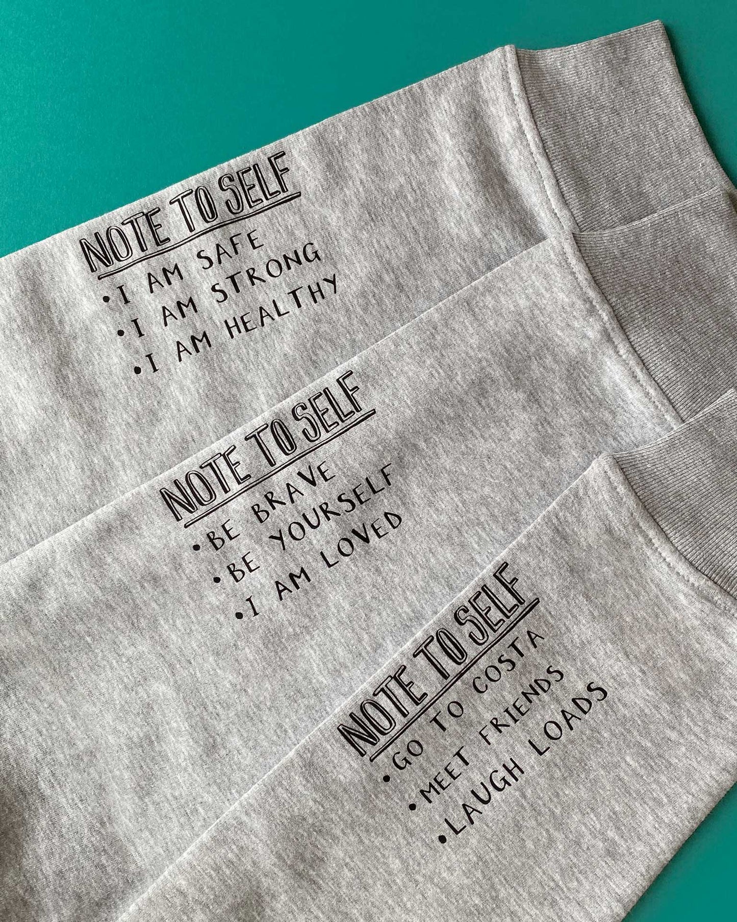 Note To Self Sleeve Sweatshirt