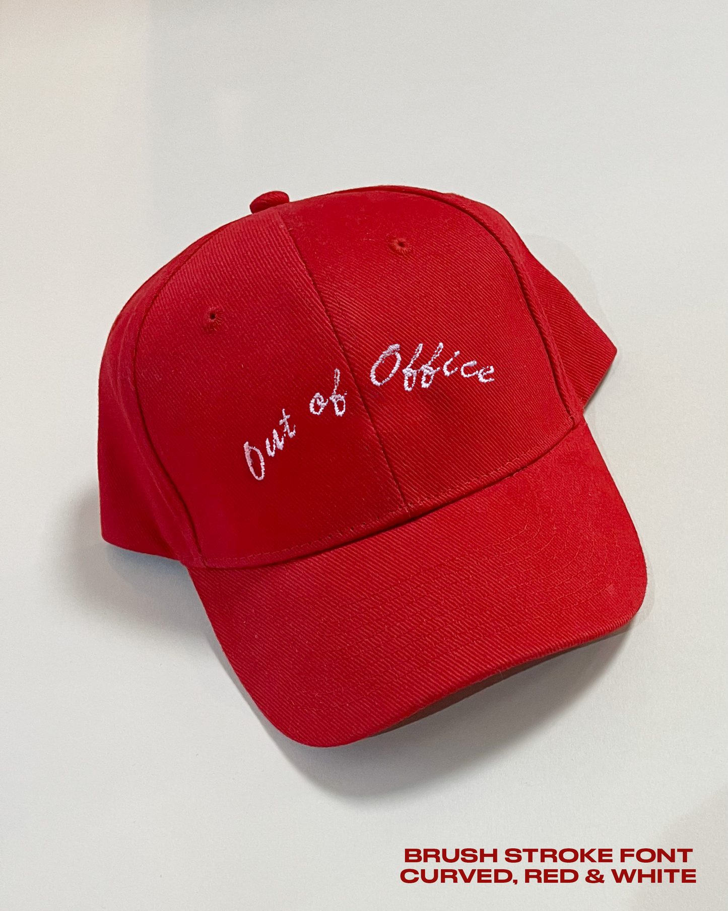 Embroidered Unisex Personalised Slogan Cap