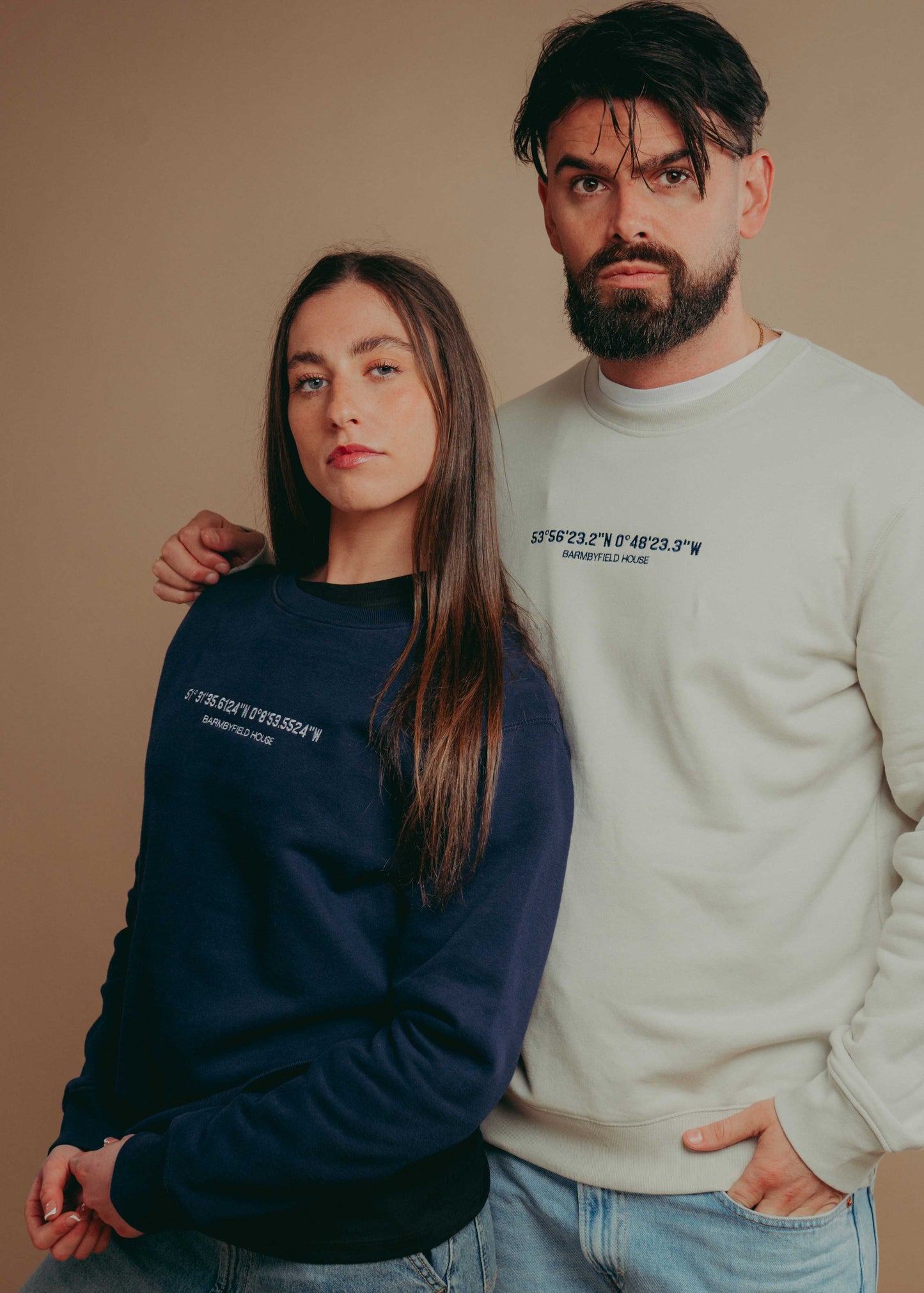 Embroidered Coordinates Sweatshirt