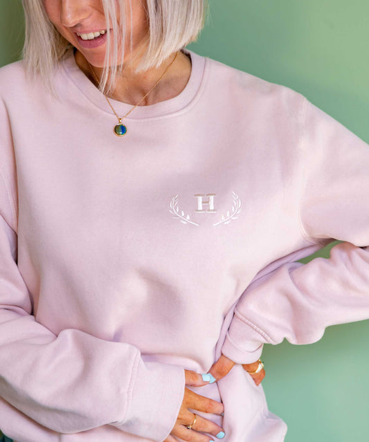 Embroidered Varsity Sweatshirt