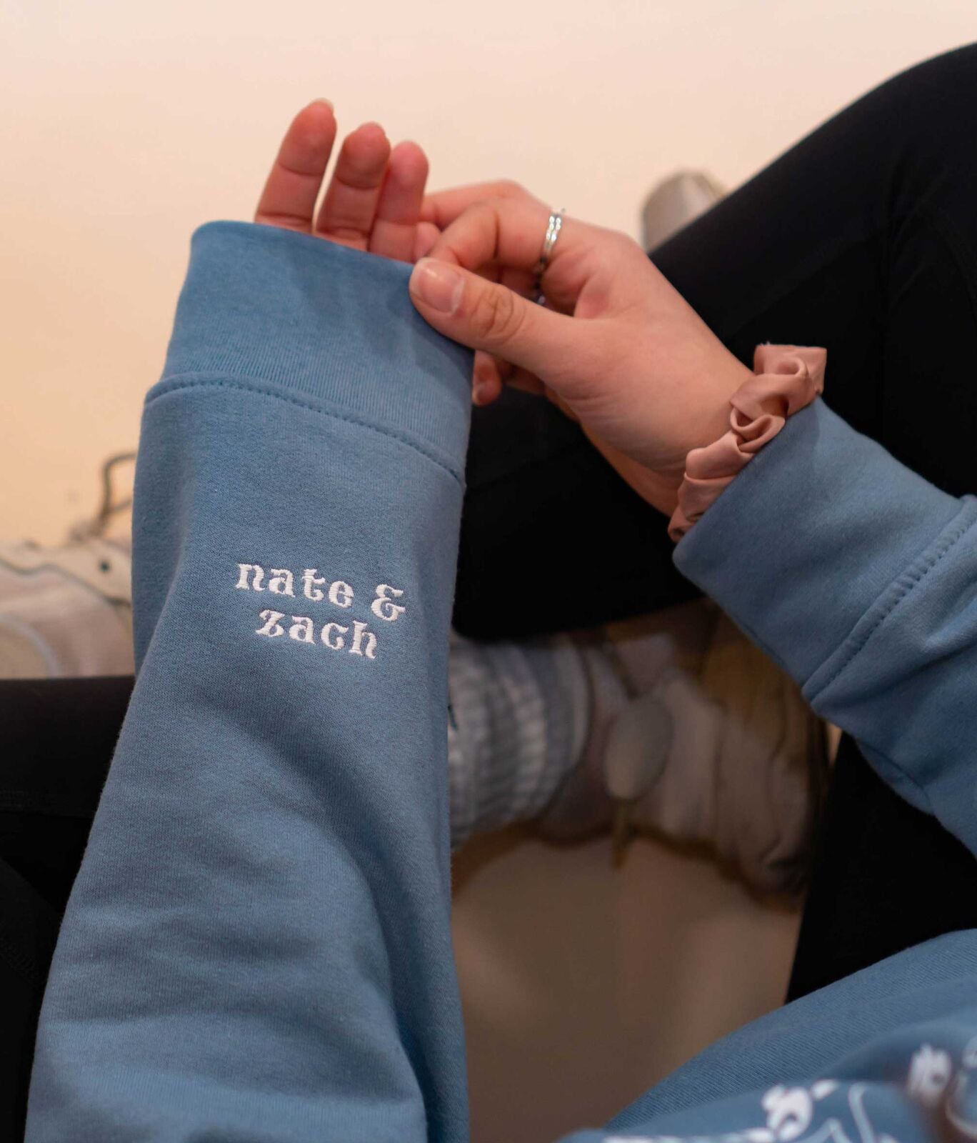 Maman De Garçons Slogan Sweatshirt