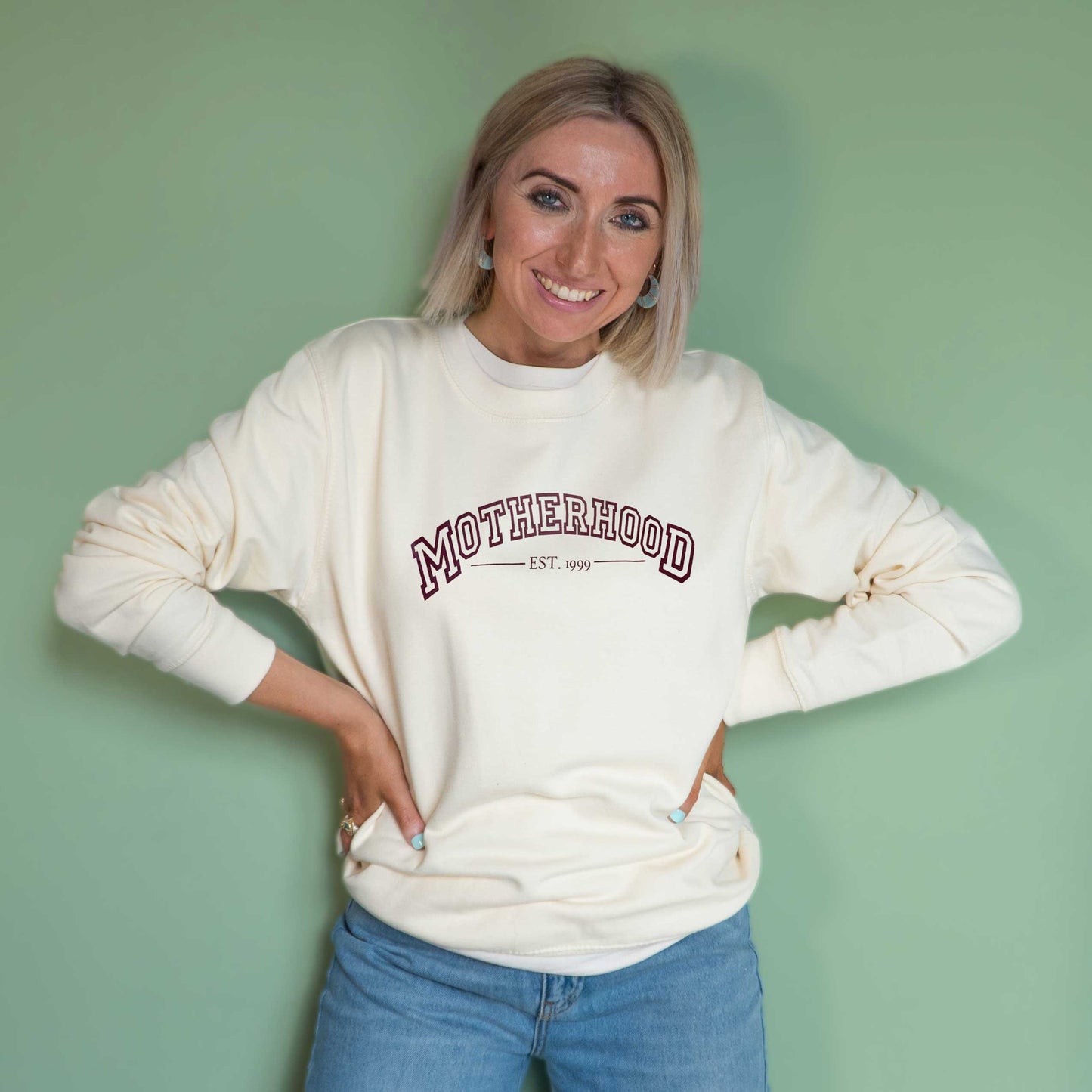 Personalised Motherhood Est Year Sweatshirt