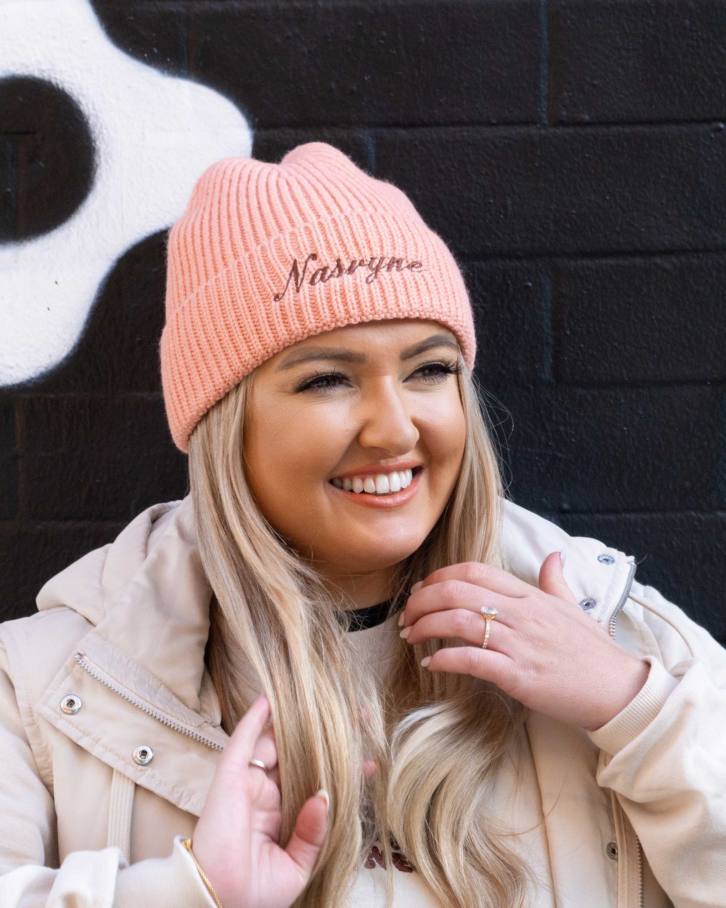 Personalised Custom Name Embroidered Beanie Hat