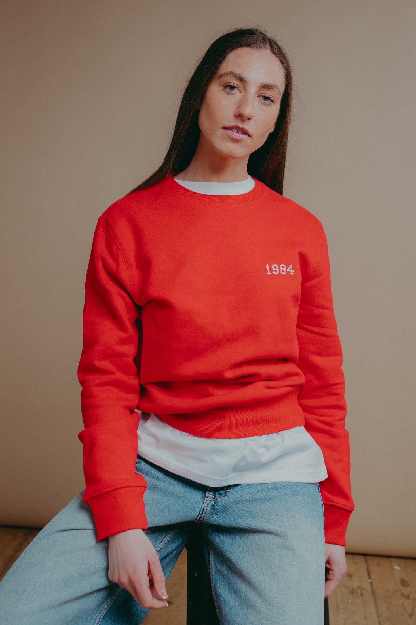 Embroidered Personalised Year Sweatshirt
