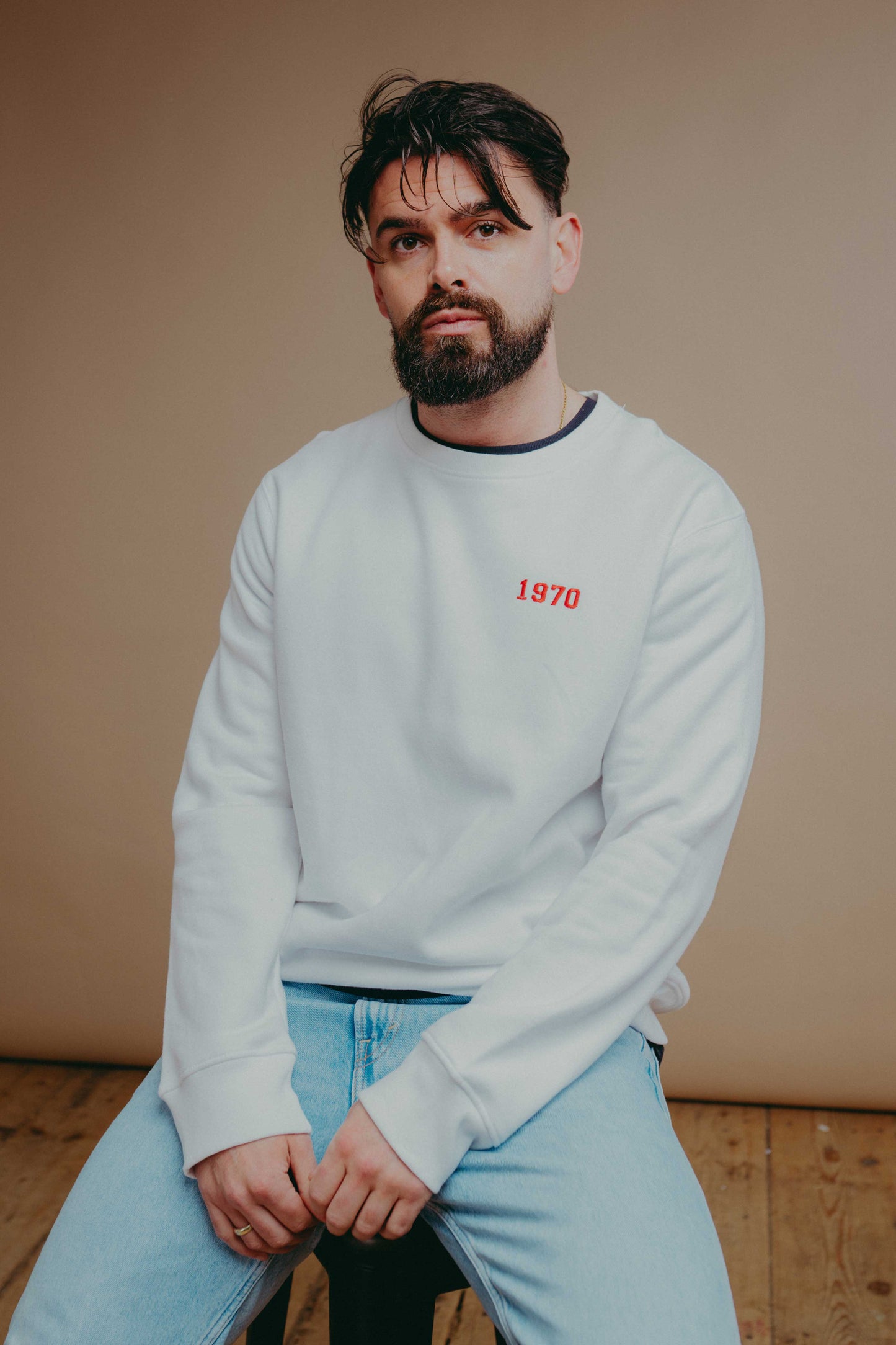 Embroidered Personalised Year Sweatshirt