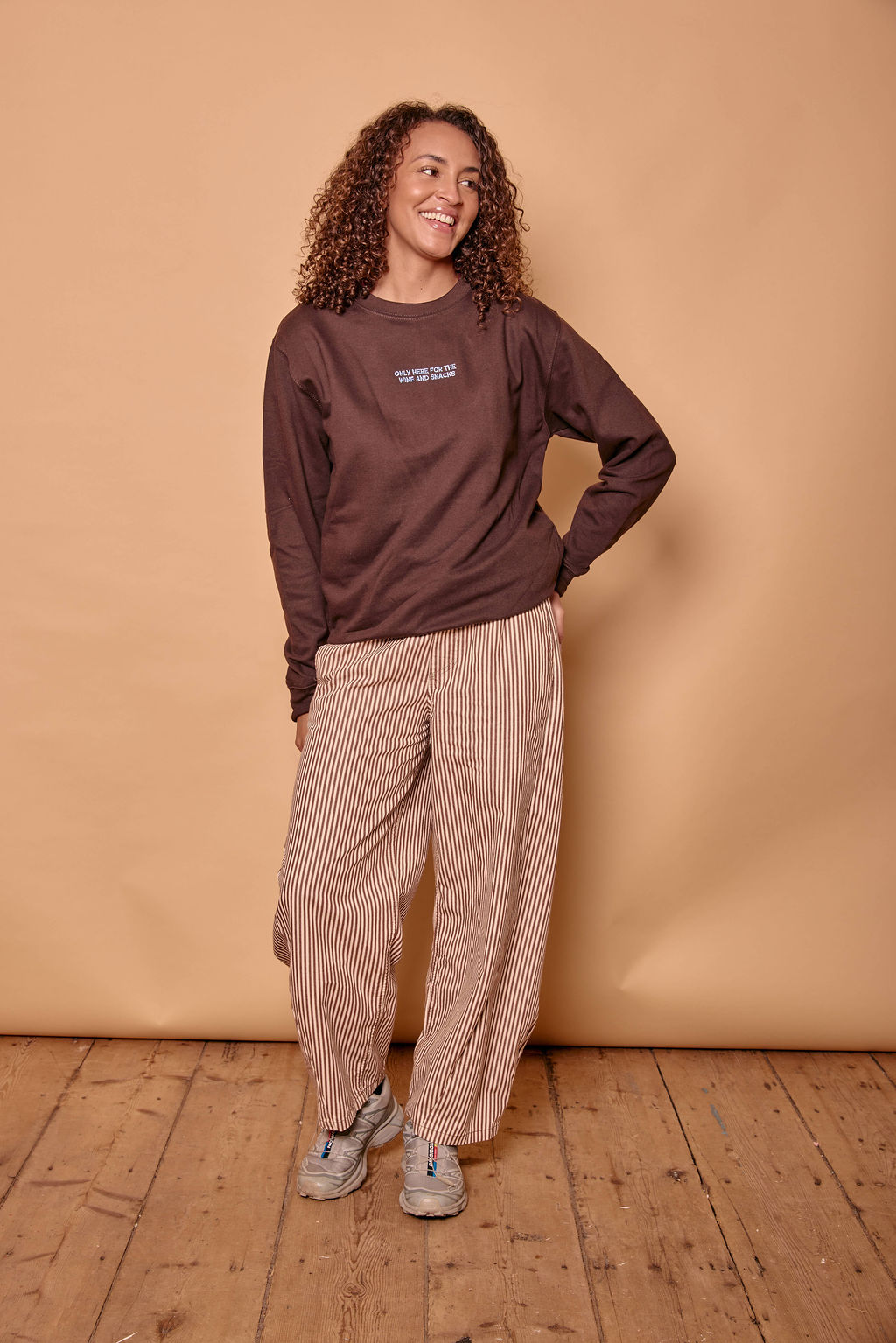 Personalised Embroidered Only Here For... Sweatshirt