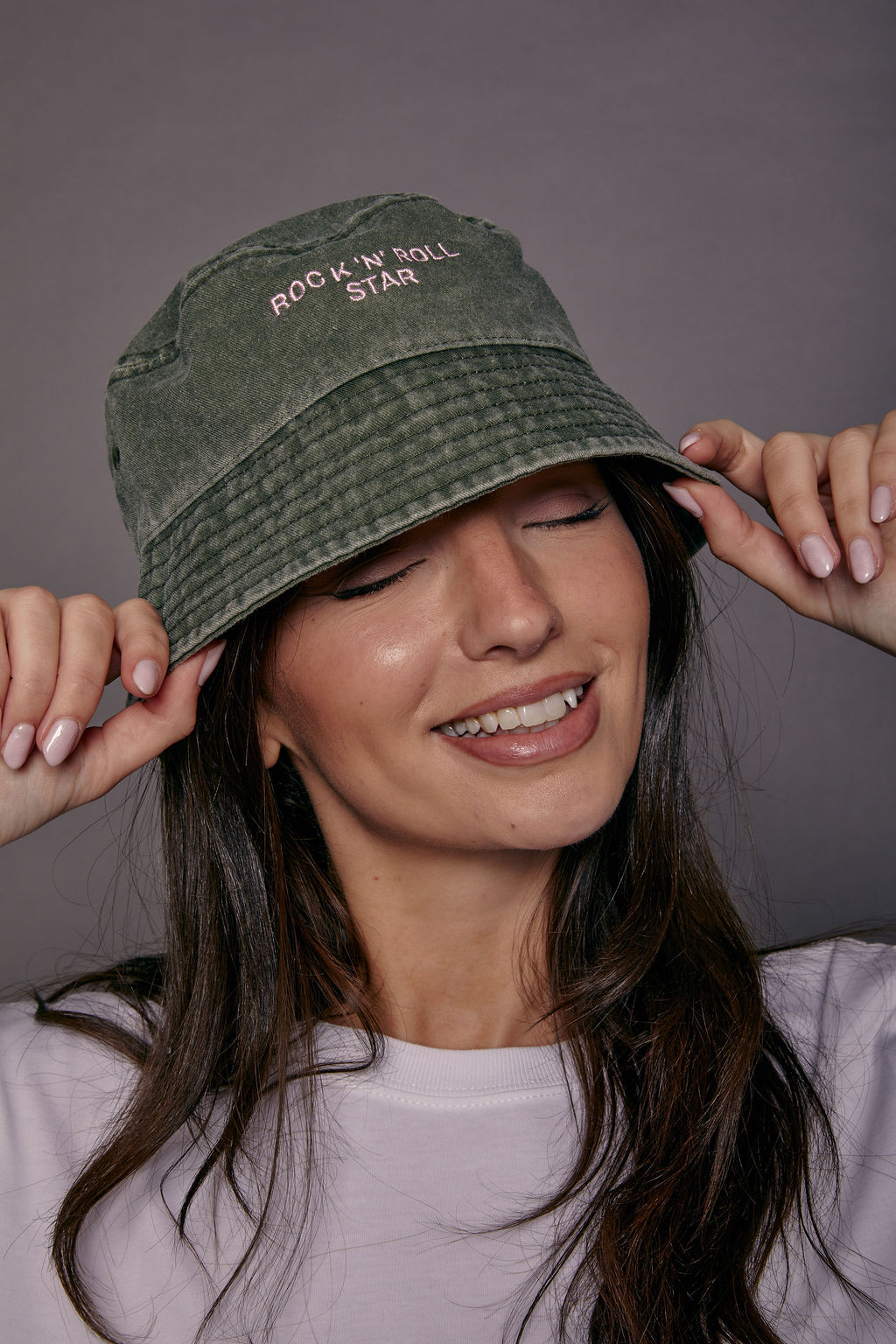 Personalised Slogan Vintage Bucket Hat