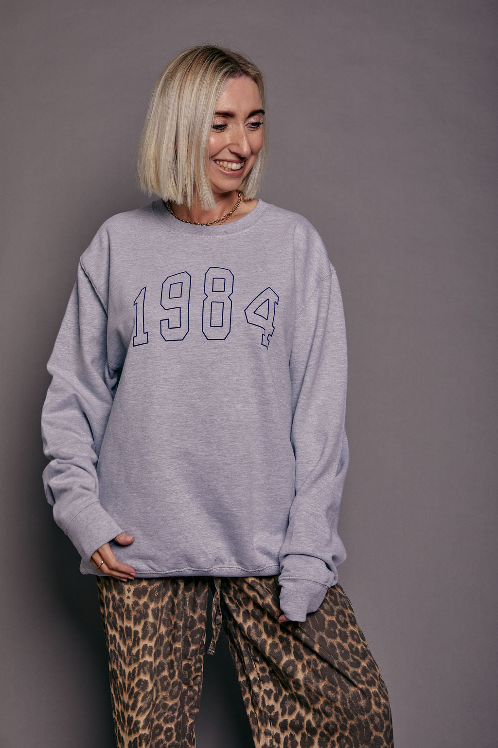 Personalised Outline Year Sweatshirt