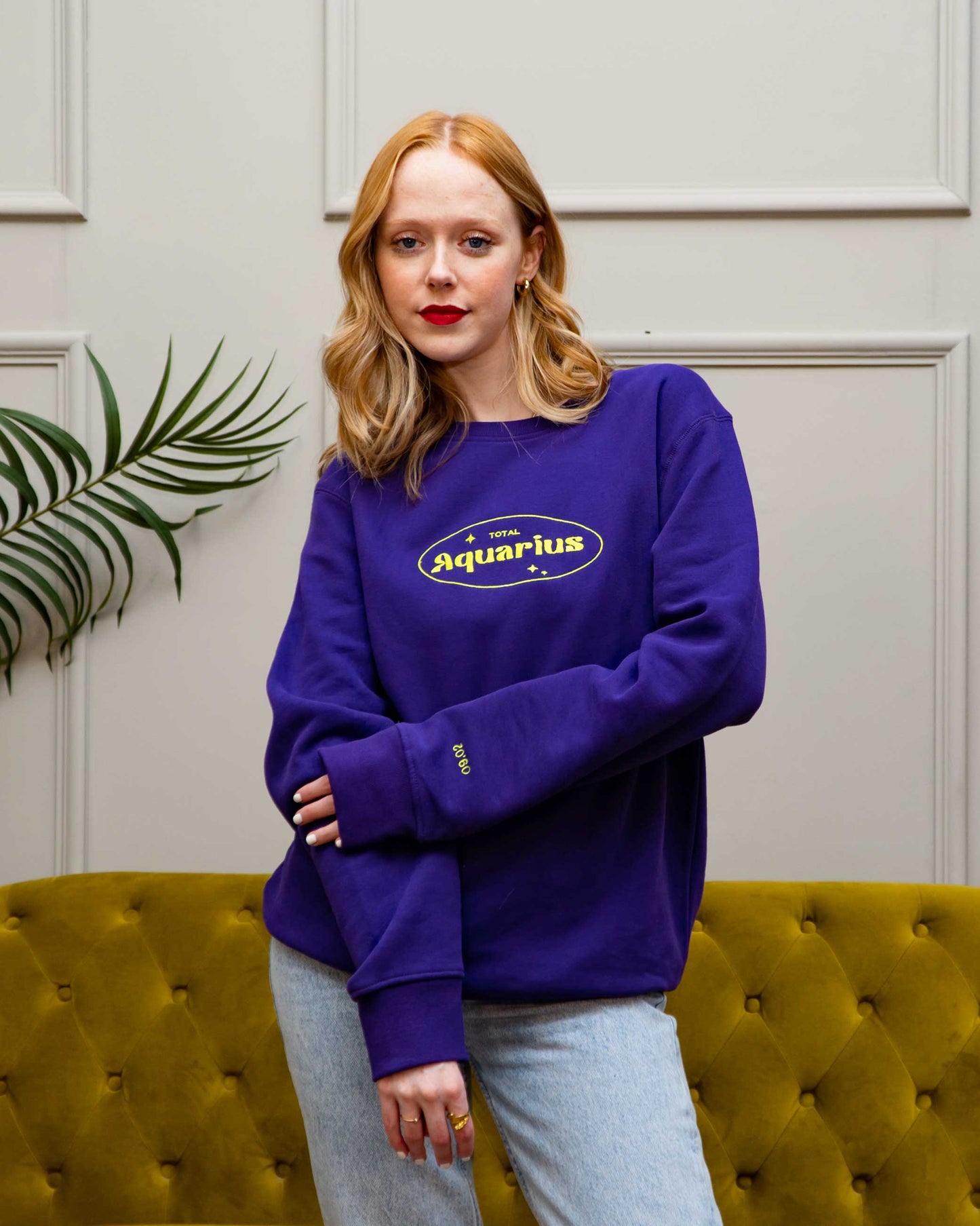 Embroidered Star Sign Sweatshirt