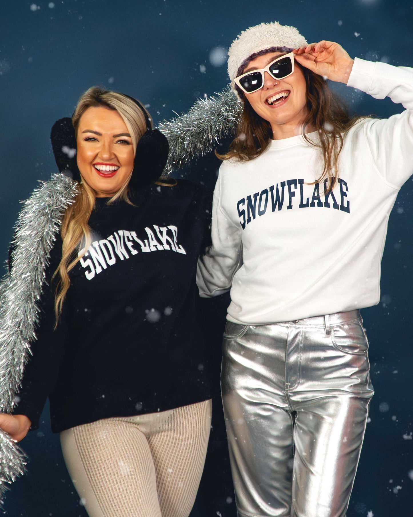 Snowflake Varsity Christmas Jumper