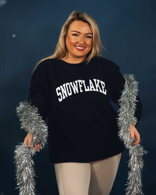 Snowflake Varsity Christmas Jumper