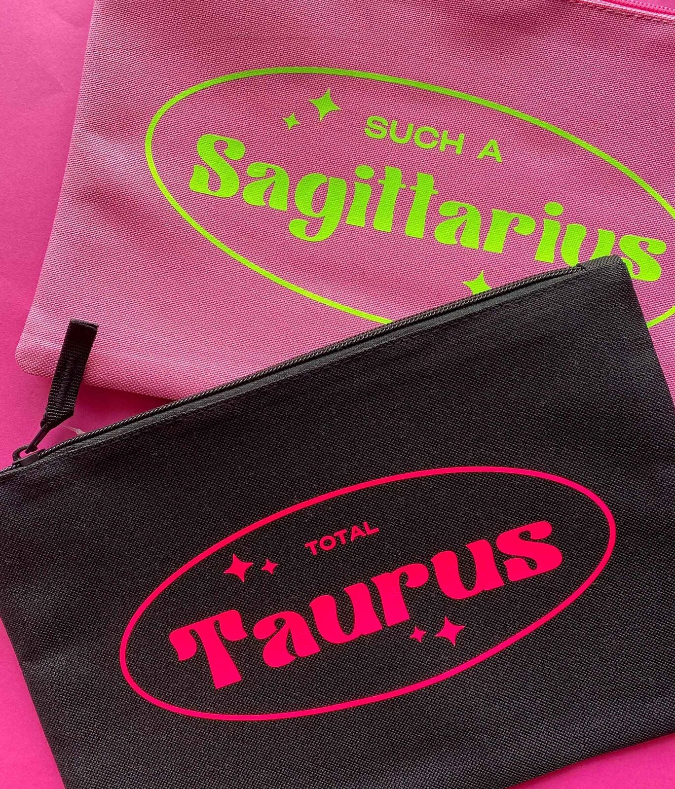 Personalised Star Sign Makeup Bag