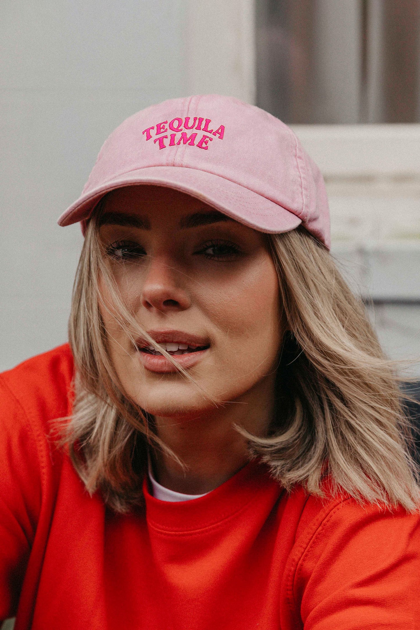 Tequila Time Slogan Cap