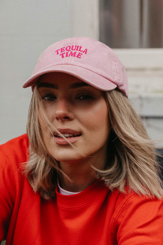 Tequila Time Slogan Cap