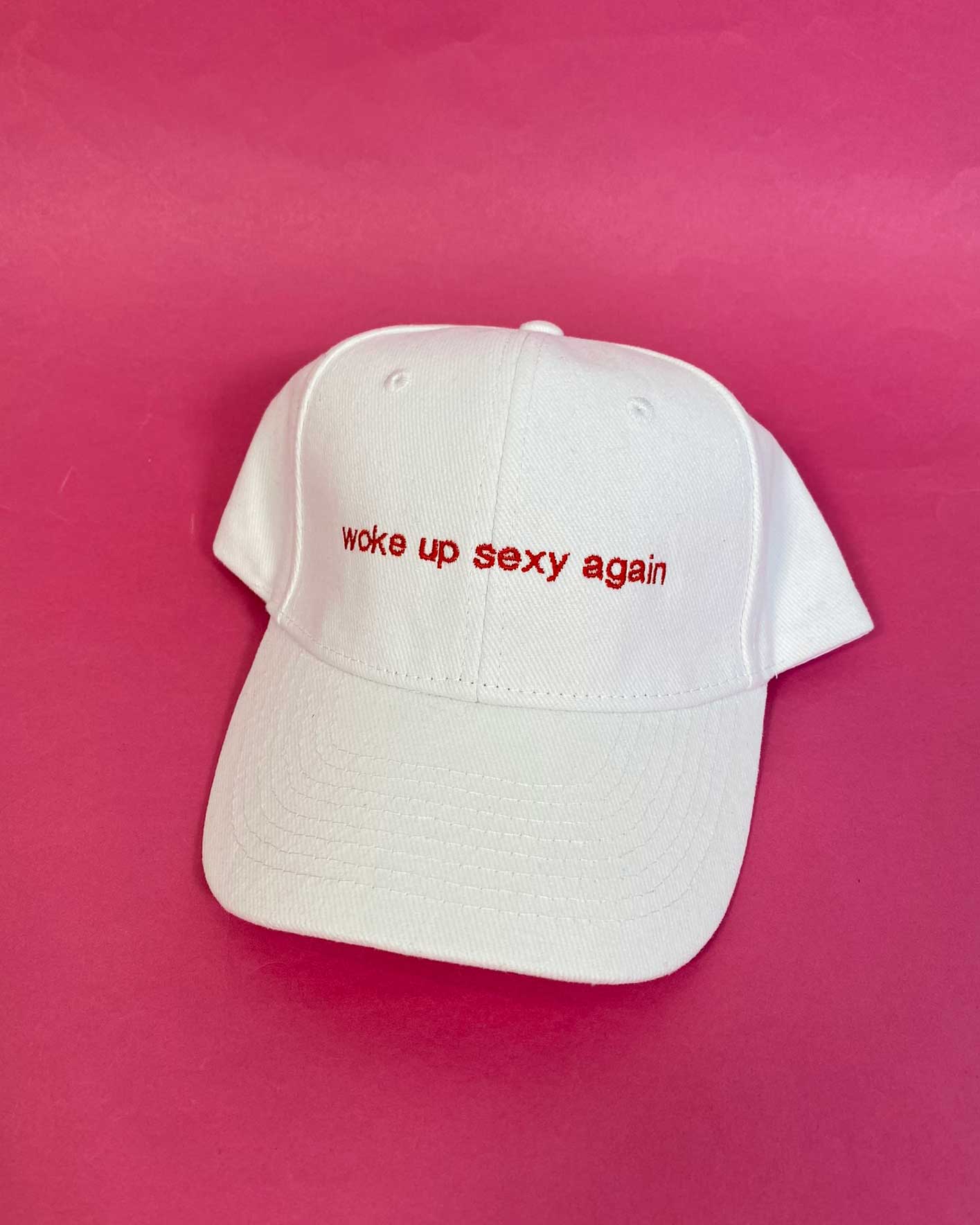 Embroidered Unisex Personalised Slogan Cap